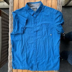 Mountain Hardwear Blue Checkered s/s Shirt